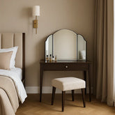 Decorative Classic Tri-Fold Vanity Mirror 77x55cm | Fast UK Delivery